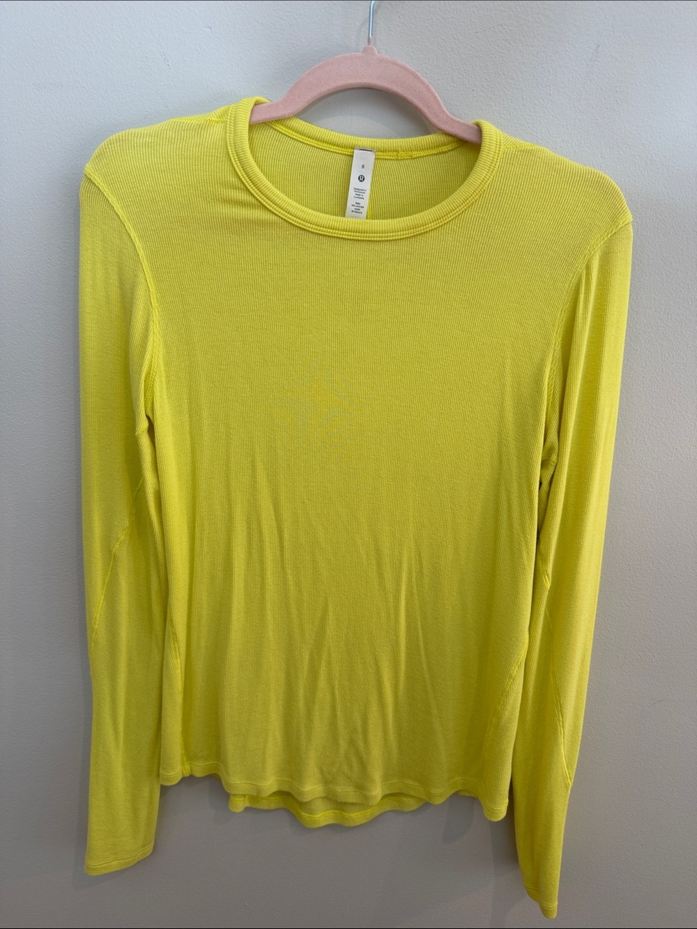 Lululemon Women’s Long Sleeve Crewneck Top - Yellow